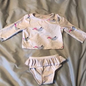 6-12 mo rash guard 2 piece suit